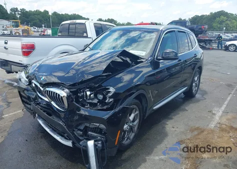 2020 BMW X3 xDrive30I z USA, uszkodzony, nr VIN 5UXTY5C07L9D35336
